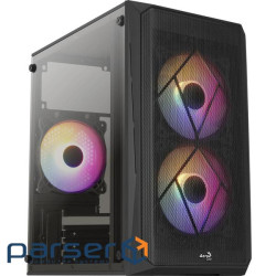 Корпус AEROCOOL CS-107 FRGB Black 600W (ACCX-PC14002.11)