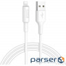 Кабель HOCO X25 Soarer USB-A to Lightning 1м White (6957531080114)