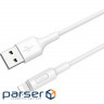 Кабель HOCO X25 Soarer USB-A to Lightning 1м White (6957531080114)