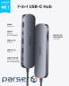 USB-Хаб/Док-станція ANKER Nano USB-C Hub 7-in-1, PD in 100W, 4K HDMI, 2xUSB-A, USB-C, SD (A83D2HA1)