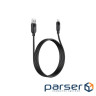 Дата кабель USB 2.0 AM to Lightning 1.2m 2.4A TPE black Acefast (6974316286202)