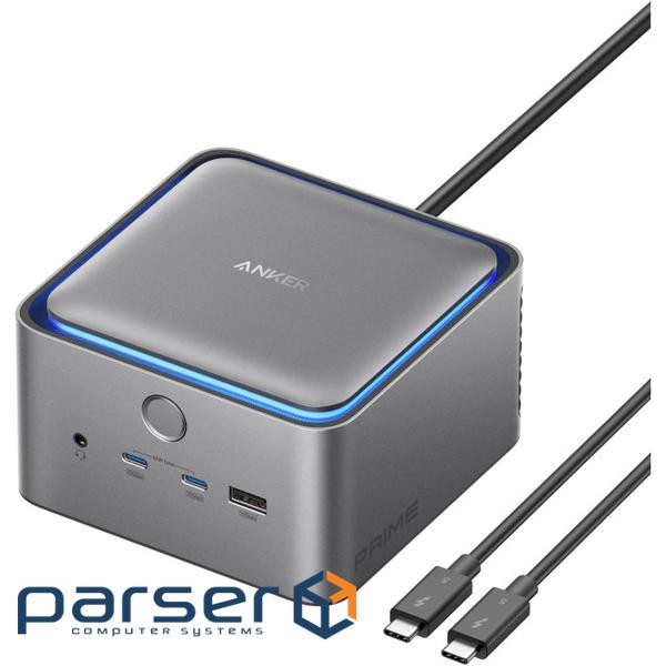 Док-станція ANKER Prime TB5 Docking Station 14-in-1, 8K Black (A83B53A1)