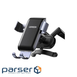 Універсальний автотримач Ugreen LP274 Gravity Phone Holder for Round Air Vent Black (30401)