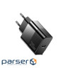Зарядний пристрій Essager USB-C PD20W + cable USB-C to USB-C 60W black (E20JSB1-SYTT1-T)