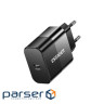 Зарядний пристрій Essager USB-C PD20W + cable USB-C to USB-C 60W black (E20JSB1-SYTT1-T)