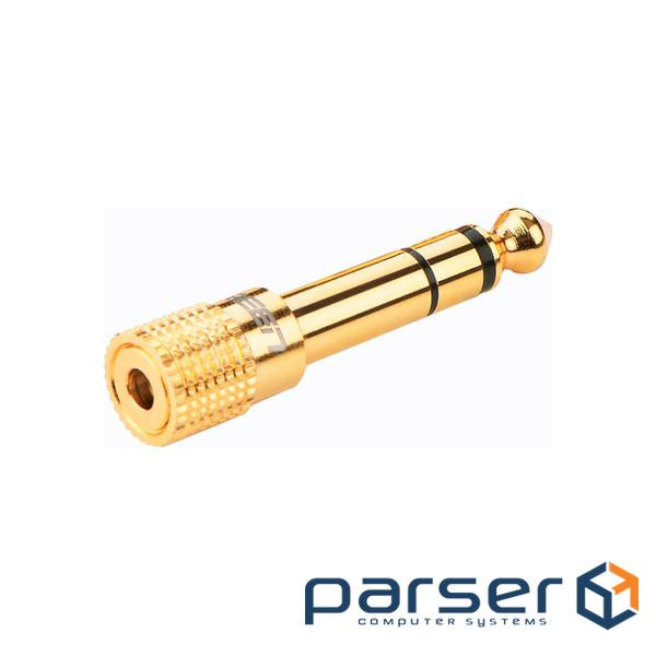 Перехідник 6.5mm M to 3.5mm F gold Ugreen (20503) (90401991)
