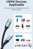 Кабель мультимедійний HDMI M to HDMI M 3.0m V2.0 4K60Hz aluminum alloy blue Vention (ALHSI)