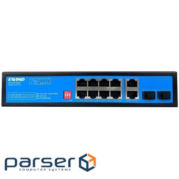 12-портовий гігабітний POE з Uplink SFP Ewind EW-S1912CG-AP