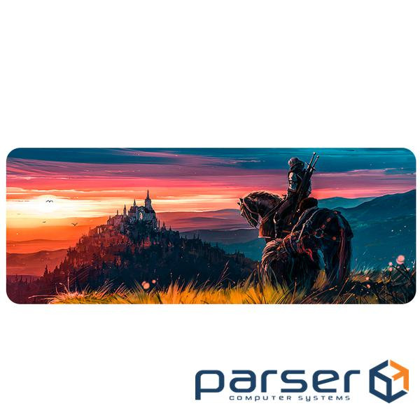Коврик 300*800 тканинний Witcher 10 з боковою прошивкою, толщина 2 мм, Пакет (WT10)