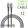 Дата кабель USB-C to USB-C 1.2m CBGPD60WTT1 60W grey Intaleo (1283126518096)