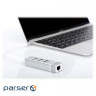 Концентратор-адаптер DIGITUS USB Type-C,3xUSB+Fast Ethernet (DA-70253)