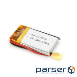 Літій-полімерний акумулятор 4*17*30mm (Li-ion 3.7В 150мА&middot,год) (401730) ) (401730)