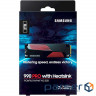 SSD SAMSUNG 990 Pro w/heatsink 2TB M.2 NVMe (MZ-V9P2T0CW)