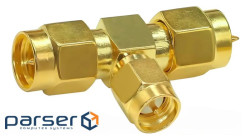 Спліттер SMA Male 3Х (тато, штекер), трійник розгалужувач, ціна за 1 шт (YT42295)