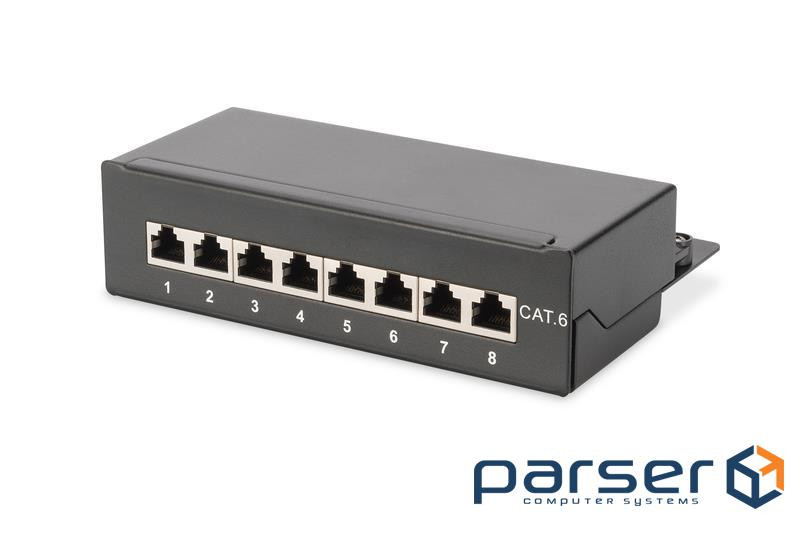 Патч-панель Digitus Desktop 8 портів cat.6 STP у зборі (DN-91608SD)