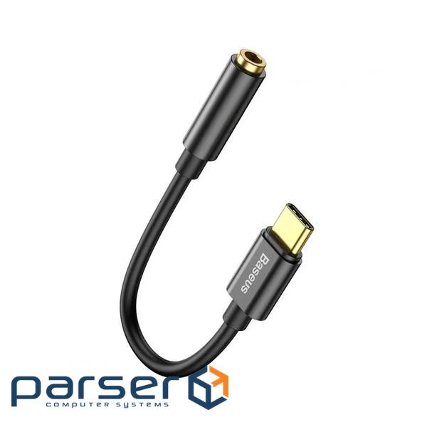 Адаптер Baseus L54 USB-C – 3,5 мм Black (CATL54-01)
