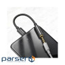 Адаптер Baseus L54 USB-C – 3,5 мм Black (CATL54-01)