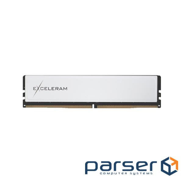 Модуль пам'яті EXCELERAM Black&White White Sark DDR5 6000MHz 16GB (EBW50160603238C)
