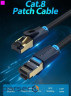 Patch cord Vention CAT 8 SFTP Ethernet, 1.5 m, Black (IKABG)