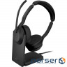 Гарнітура бездротова JABRA Evolve2 55 Link380a MS Stereo w/charging base (25599-999-989)