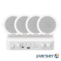 Гибридный аудиокомплект Hikvision DS-QAE1KA80206-4