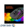 Canyon 7keys Gaming 2.4G wireless mouse, KA8 sensor, DPI up to 1600, rubber coating on (CND-SGMW18)