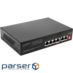 PoE комутатор 4-канальний 1000 Мбіт/с + 2G uplink (TV993567)