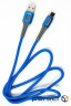 Кабель Dengos USB-USB Type-C 1м Blue (NTK-TC-LP-BLUE)