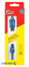Кабель Dengos USB-USB Type-C 1м Blue (NTK-TC-LP-BLUE)