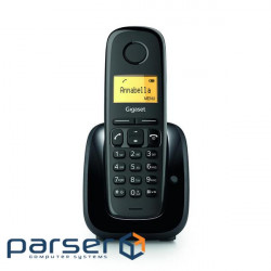 Радіотелефон DECT Gigaset A180 Black (S30852-H2807-R601) (S30852H2807R601)
