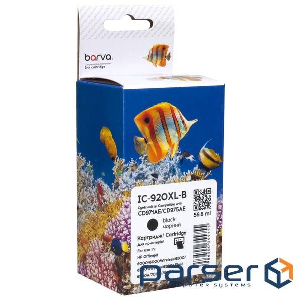 Картридж Barva HP 920XL (CD971AE/CD975AE) 1800 c, Black (IC-920XL-B)