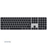 Клавиатура Apple Magic Keyboard with Touch ID и цифровой панелью, Black Keys Ukrainian (MMMR3UA/A)