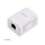 Розетка RJ-45 Cat6A STP зовнішня однопортова Cor-X SC-4108B