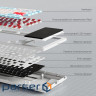 Ігрова механічна клавіатура AKP815 Red Switch - White Blue Orange-RGB-Wired (AKP815-R-WBO)