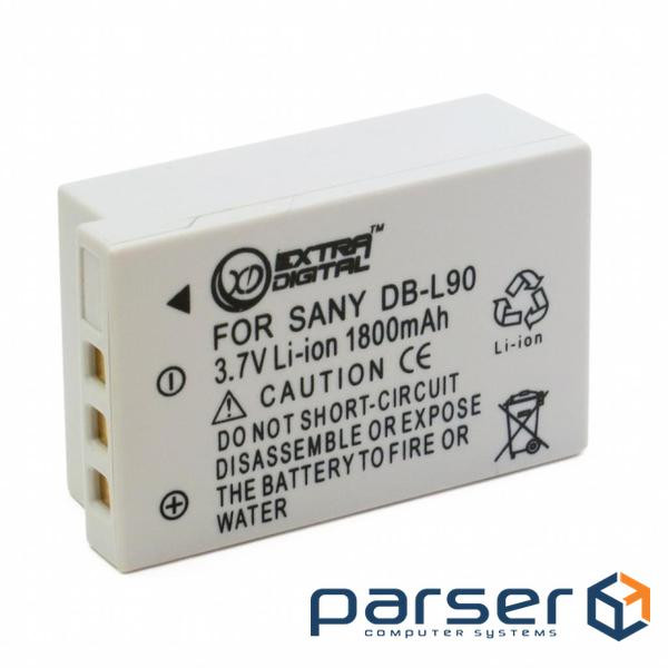 Акумулятор до фото / відео Extradigital Sanyo DB-L90 (DV00DV1267)