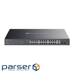 Комутатор 28-портовий гігабітний Omada Easy Manage d з 24 портами PoE+ TP-Link, ES228GMP TP-LINK E