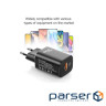 Зарядний пристрій Essager 1xUSB + 1xUSB-C PD30W black (ECTPQS-ZTB01)