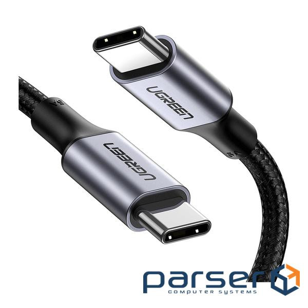 Дата кабель USB-C to USB-C 1.5m 100W US316 Space Gray Ugreen (70428)