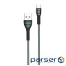 Дата кабель USB 2.0 AM to Type-C 1.0m ColorWay (CW-CBUC041-GR)