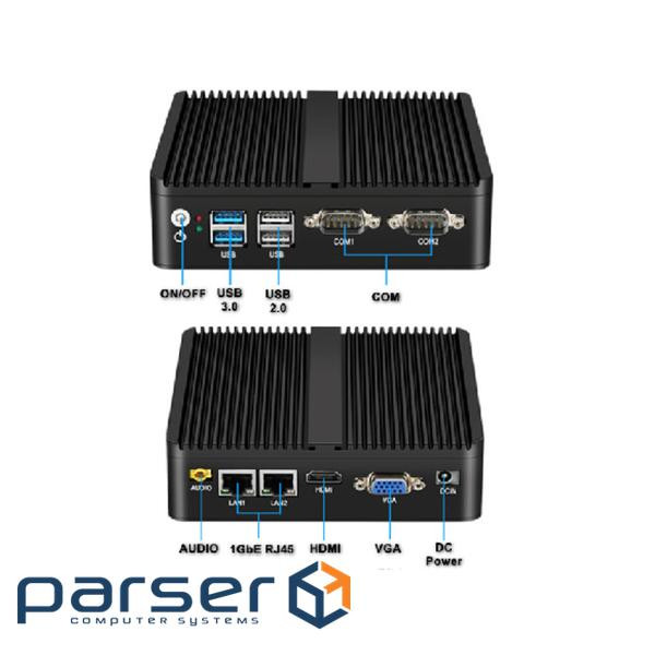Промисловий ПК Syncotek GOLE BOX-1 J4125/8GB/128GB SSD/USBx4/RS232x2/LANx2VGA/HDMI (S-PC-0089