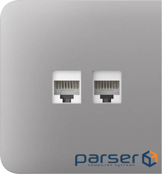 Бічна панель для вбудованої розетки Ajax SideCover (LAN) Fog (SideCover (LAN) Fog бічна)