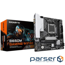 Материнська плата AMD B650 SAM5 MATX B650M GAMING WIFI6E GIGABYTE (B650M GAMING WIFI6E 1.4)