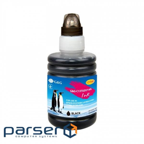Чорнило G&G Epson L4150/L4160 black, контейнер 127мл (G&G-C13T03V14A)