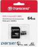 Карта пам'яті Transcend 64GB microSDXC class 10 UHS-I U3 A2 (TS64GUSD340S)