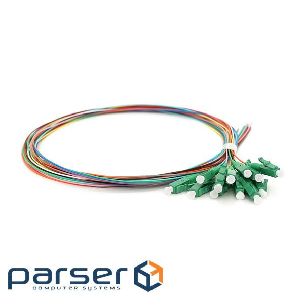 Пігтейл оптичний Merlion ML-OP-S504, LC / APC діаметр 2,0 мм, довжина 1,0 м, 12 штук в упаковці, цін 