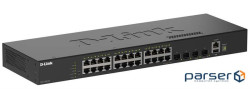 Комутатор D-Link DGS-1530-28 24xGE, 2xSFP+ Керований. L3