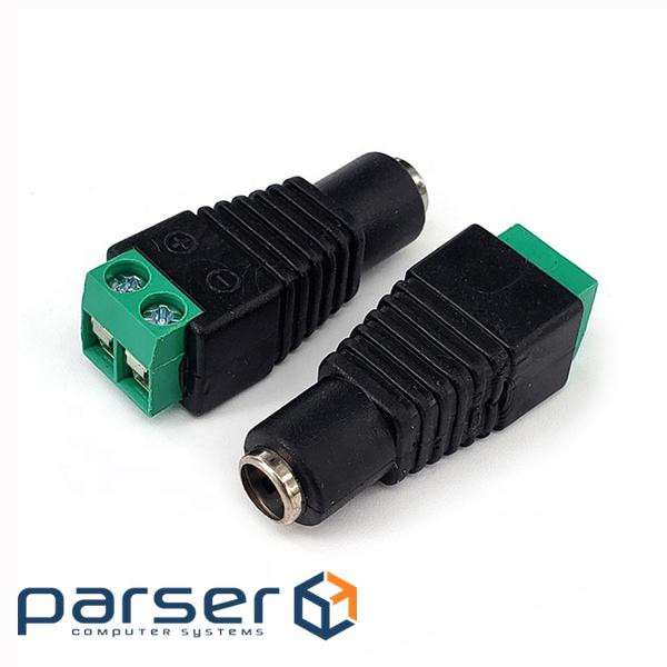 Терміналблок Terminal block-Jack DC,/F 5.5x2.1mm Pitch=5.0mm,чорний (84.00.7008-1) (84.00.7008-1)