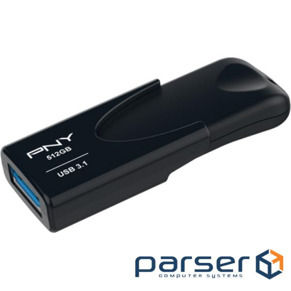Флешка PNY Attache 4 512GB Black (FD512ATT431KK-EF)