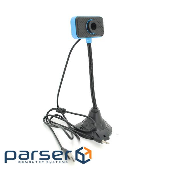 Вебкамера з гарнітурою MGLE, 1.3Mpx, пласт. корпус, Black, OEM (08237)