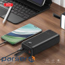 Зовн. акум. XO PR240 - 30000 mAh PD20W + QC22.5W with light (Чорний ) (PR240_Black)